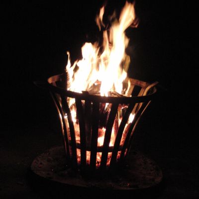 Das Lagerfeuer.